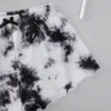 shein مجموعة بيجامة/مجموعة بدلة سبعة نوم بنمط صبغ وتعتيق مع حاشية خس 3