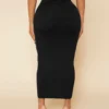 shein sxy تنورة نحيل خصر عالي ثنية 4