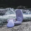 colorlamb 1 حبة ماكينة حلاقة يدوية محمولة للنساء لحلاقة شعر الساقين والبكيني ومناطق الجسم الحساسة ، بشفرات خمس طبقات ذات حماية للبشرة وصابون، لإزالة الشعر ، قابلة للسفر باللون البنفسجي ، منتجات وإكسسوارات الحلاقة للمنزل والصالون والسفر 5