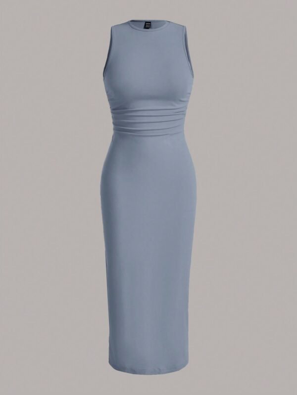 shein ezwear فستان صيفي رداء بخصر مجعد، فساتين صيفية للنساء 18