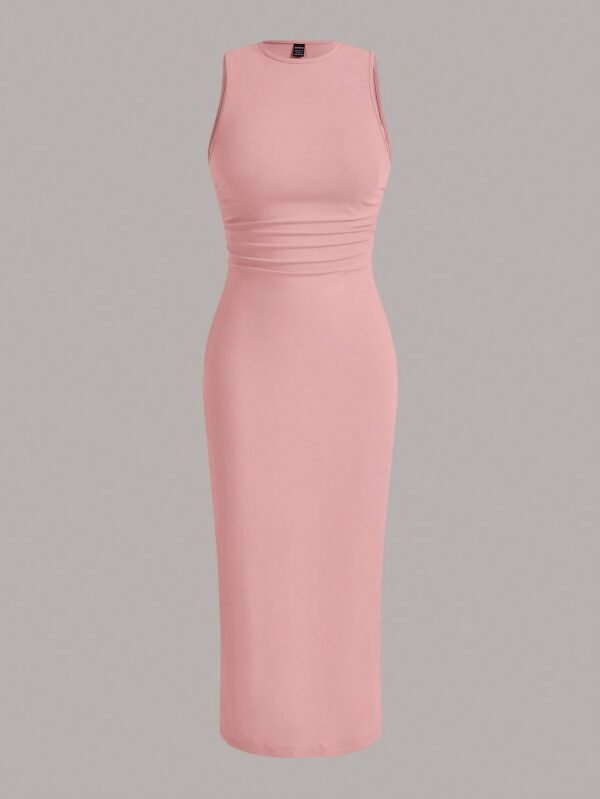 shein ezwear فستان صيفي رداء بخصر مجعد، فساتين صيفية للنساء 13