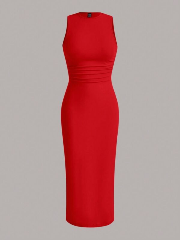 shein ezwear فستان صيفي رداء بخصر مجعد، فساتين صيفية للنساء 10