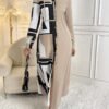 shein lune فستان قميص ماكسي مطبوع بطبعة هندسية للنساء 6