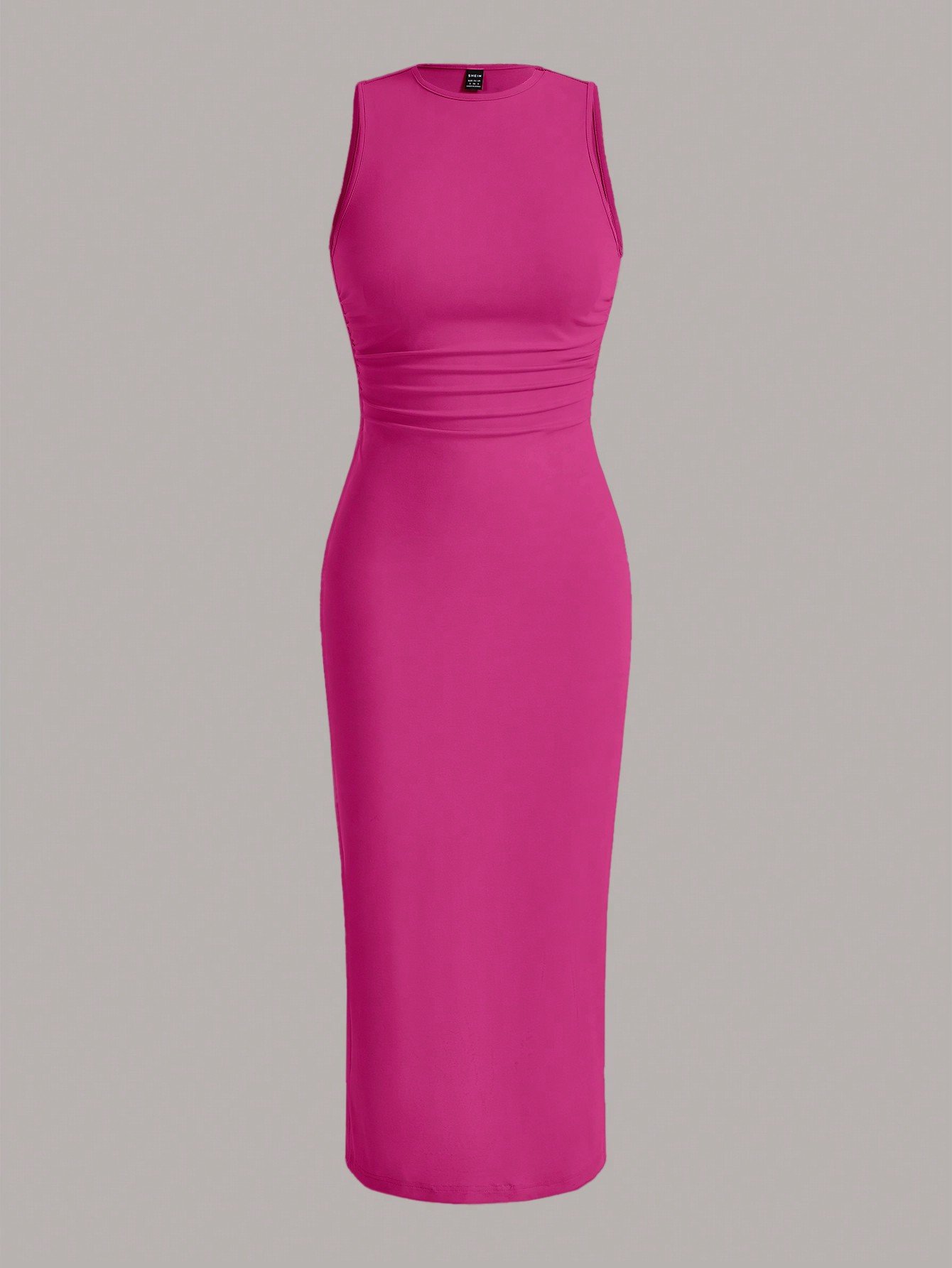 shein ezwear فستان صيفي رداء بخصر مجعد، فساتين صيفية للنساء 5