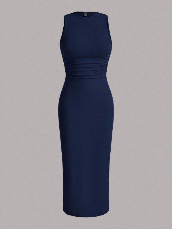 shein ezwear فستان صيفي رداء بخصر مجعد، فساتين صيفية للنساء 23