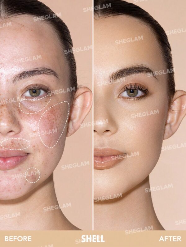 sheglam خافي عيوب like magic بتغطية كاملة لمدة 12 ساعة خافي عيوب سائل غير لامع يدوم طويلاً ومصحح للون مشرق وخفيف الوزن يدوم طوال اليوم ومرطب لوجهك طوال اليوم وخافي عيوب كونسيلر علامة تجارية جمال مكياج ميكب مستحضرات تجميل للنساء الفتيات مثالي لفصل الصيف ال 21