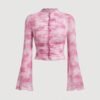 shein mod بلوزة نسائية بأكمام طويلة مزينة بالكشكشة والدانتيل والجاكار، بطراز غربي وكلاسيكي وعتيق من سبعينيات القرن الماضي، مناسبة للسهرات الفردية shein mod بلوزة نسائية بأكمام طويلة مزينة بالكشكشة والدانتيل والجاكار، بطراز غربي وكلاسيكي وعتيق من سبعينيات القرن الماضي، مناسبة للسهرات الفردية