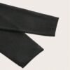 shein ezwear 2 قطعة سروال ضيق بخصر مطاطي بلون أحادي 8