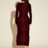 shein sxy فستان نسائي بطبعة الفهد الجذاب 4