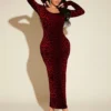 shein sxy فستان نسائي بطبعة الفهد الجذاب 5