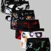 shein شورتات بوكسر رجالية مطبوعة 6قطع shein شورتات بوكسر رجالية مطبوعة 6قطع