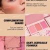 sheglam أحمر خدود sweet cheeks trio enamored 3 clolor powder blush palette يدوم طويلاً وذو صبغة عالية وخدود مطفية خالية من المسام وأحمر خدود يدوم طوال اليوم pink rosa blush حمره بلشر علامة تجارية جمال مكياج ميكب مستحضرات تجميل للنساء الفتيات مثالي لفصل ال 7