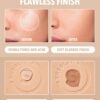 sheglam بودرة أساس skin focus عالية التغطية بورسلين 36 لونًا للتحكم في الزيوت وخالية من العيوب وتغطية كاملة وخفيفة الوزن وبودرة مضغوطة ناعمة غير لامعة وأكثر نعومة ومكياج للوجه تخفيضات هدية عيد الميلاد كريم أساس علامة تجارية جمال مكياج ميكب مستحضرات تجميل 39