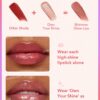 sheglam أحمر شفاه لامع عالي اللمعان من mirror kiss 12 لونًا من أحمر الشفاه اللامع اللامع المرطب يقلل من الخطوط الدقيقة على الشفاه بلسم الشفاه مكياج الشفاه روج تنت علامة تجارية جمال مكياج ميكب مستحضرات تجميل للنساء الفتيات مثالي لفصل الصيف الربيع مثالي ل 17