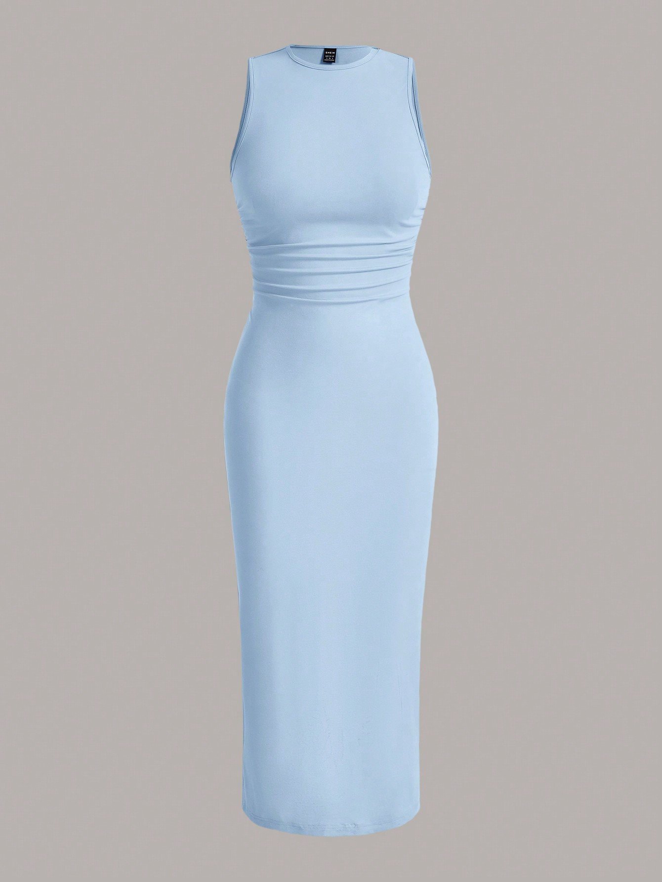 shein ezwear فستان صيفي رداء بخصر مجعد، فساتين صيفية للنساء 17