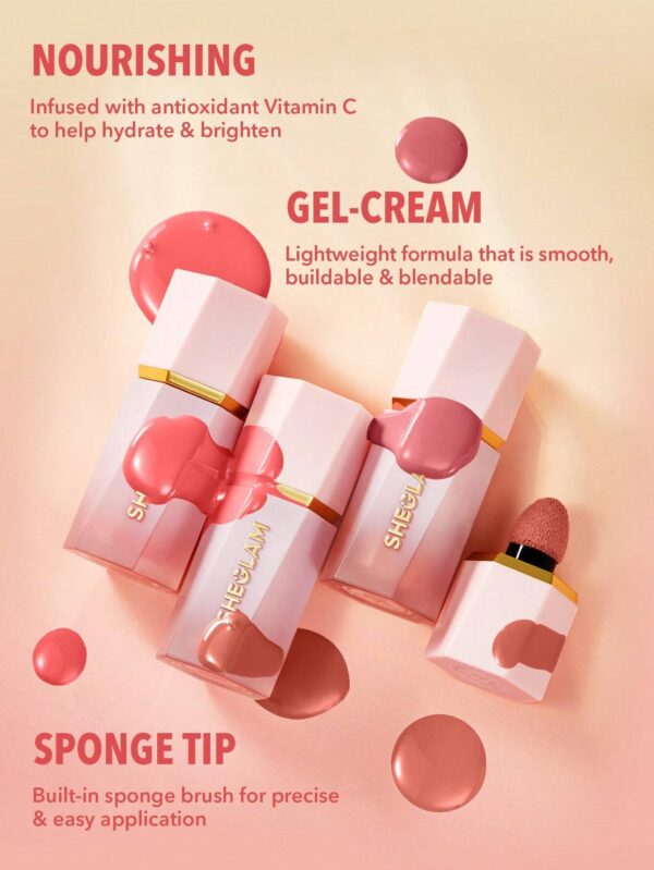 sheglam أحمر خدود سائل color bloom أحمر خدود سائل real مقاوم للماء يدوم طويلاً ذو صبغة عالية لا يتلاشى توهج يدوم طويلاً مكياج خفيف الوزن للوجه حمره بلشر علامة تجارية جمال مكياج ميكب مستحضرات تجميل للنساء الفتيات مثالي لفصل الصيف الربيع مثالي ل y2k أزياء 18