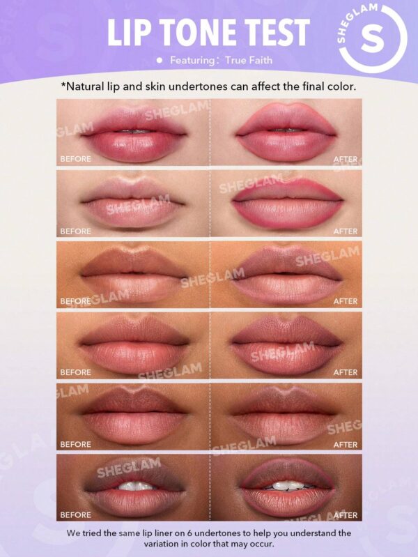sheglam قلم تحديد الشفاه so lippy قلم تحديد الشفاه الكريمي غير اللامع misty rose ذو الصبغة العالية لا يتلاشى بسهولة، ناعم كالحرير، لون غير لامع، مكياج الشفاه، حفلة عيد الميلاد ، قلم تحديد الشفاه روج محدد قوس شفايف علامة تجارية جمال مكياج ميكب مستحضرات تجم 19