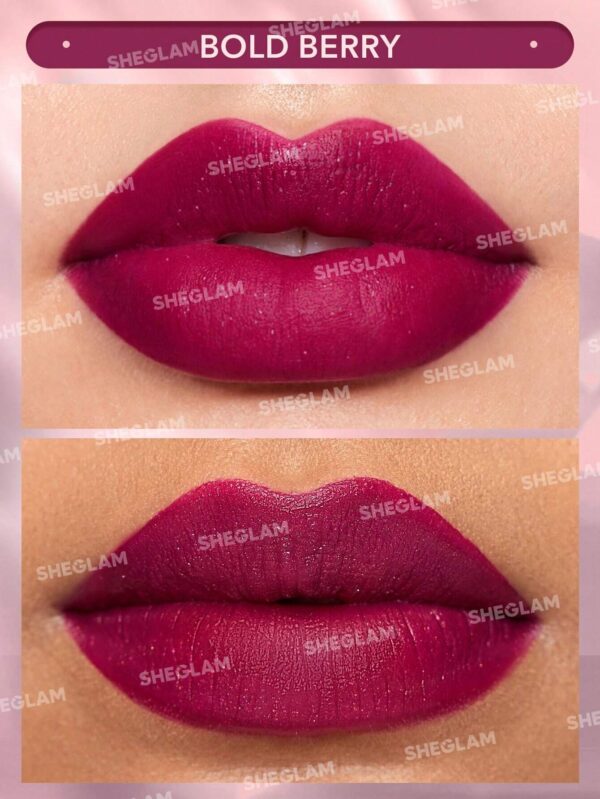 sheglam أحمر شفاه مخملي ستارلايت توت جريء، 10 ألوان، أحمر شفاه لامع غير لامع يدوم طويلاً، أحمر شفاه ناعم وحريري مغذي، أحمر شفاه حفلات يوم روج تنت علامة تجارية جمال مكياج ميكب مستحضرات تجميل للنساء الفتيات مثالي لفصل الصيف الربيع مثالي ل y2k أزياء أنيقة ع 10