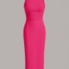 shein ezwear فستان صيفي رداء بخصر مجعد، فساتين صيفية للنساء 4