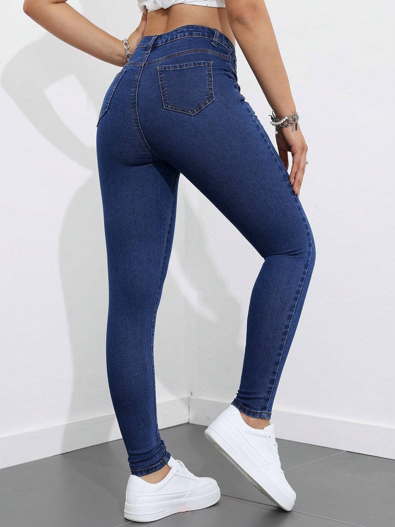 shein icon جينز نحيل يومي نسائي 18