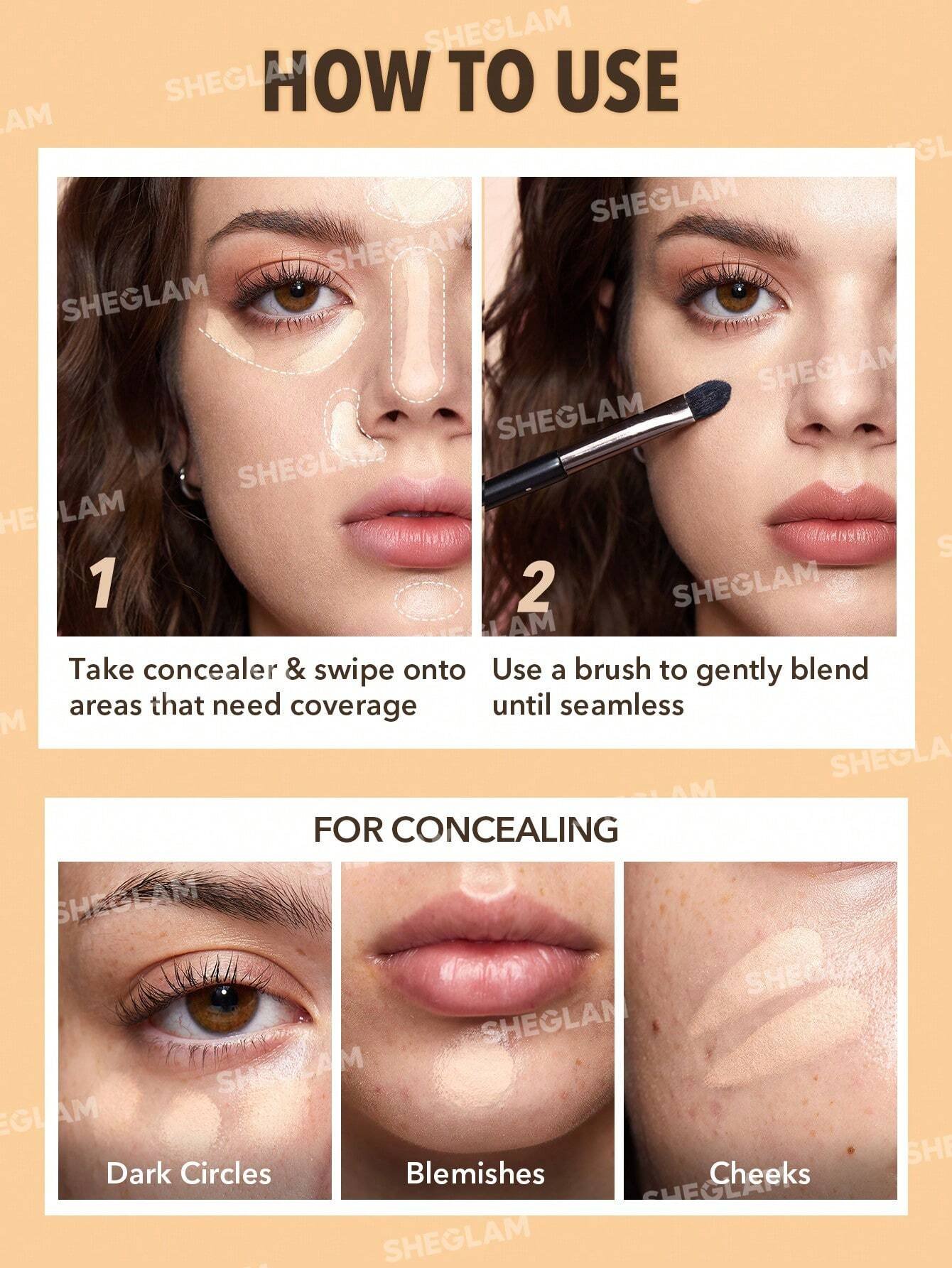 sheglam كريم إخفاء العيوب rapid retouch cream concealer linen كريم إخفاء العيوب rapid retouch cream concealer linen كريم إخفاء العيوب full cover cream concealer يدوم طويلاً مفتح/مُشرق تغطية كاملة/تغطية عالية مصحح خفيف الوزن يدوم طوال اليوم كونسيلر علامة ت 15