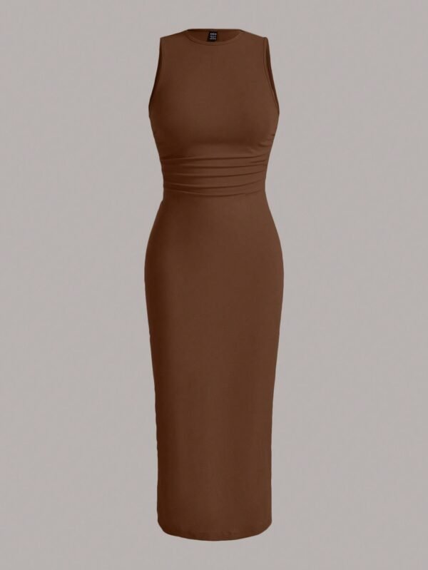 shein ezwear فستان صيفي رداء بخصر مجعد، فساتين صيفية للنساء 20