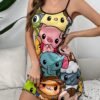 sweetslumber قميص نوم بطبعات كرتونية جميلة 6