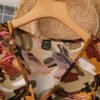 shein franclia فستان نسائي أنيق بطية وتكسير وياقة v ومزين بالرسوم الزهرية مع حزام وأكمام طويلة ماكسي ملابس نسائية 6