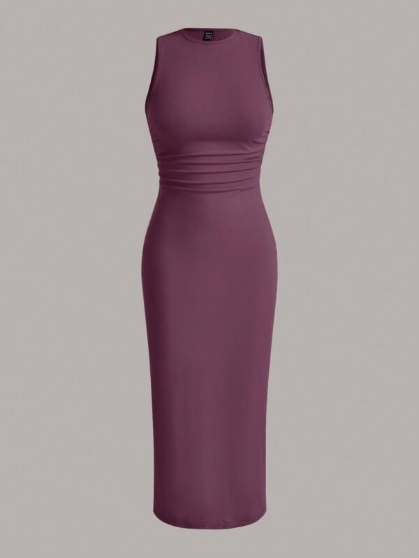 shein ezwear فستان صيفي رداء بخصر مجعد، فساتين صيفية للنساء 9