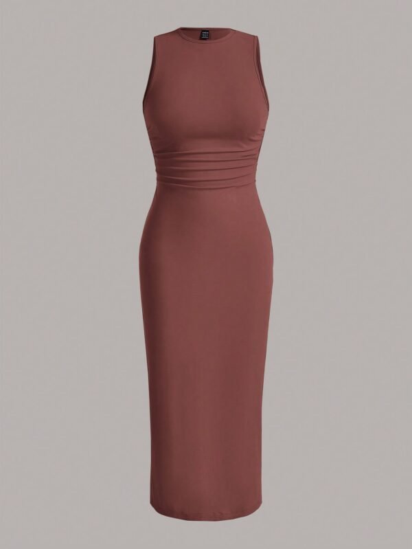 shein ezwear فستان صيفي رداء بخصر مجعد، فساتين صيفية للنساء 22