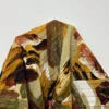 shein franclia فستان نسائي أنيق بطية وتكسير وياقة v ومزين بالرسوم الزهرية مع حزام وأكمام طويلة ماكسي ملابس نسائية 9