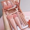 5 قطع مجموعة فرش مكياج مع علبة مرآة صغيرة فرش ظلال العيون/أحمر الخدود/البودرة فائقة النعومة، صندوق تخزين محمول مع مرآة، كل ما تحتاجه من مستلزمات المكياج للنساء، سهلة التنظيف، مجموعة فرش، طقم فرش مكياج، طقم مكياج كامل، طقم فرش مكياج، طقم مكياج كامل، طقم 5 قطع مجموعة فرش مكياج مع علبة مرآة صغيرة فرش ظلال العيون/أحمر الخدود/البودرة فائقة النعومة، صندوق تخزين محمول مع مرآة، كل ما تحتاجه من مستلزمات المكياج للنساء، سهلة التنظيف، مجموعة فرش، طقم فرش مكياج، طقم مكياج كامل، طقم فرش مكياج، طقم مكياج كامل، طقم