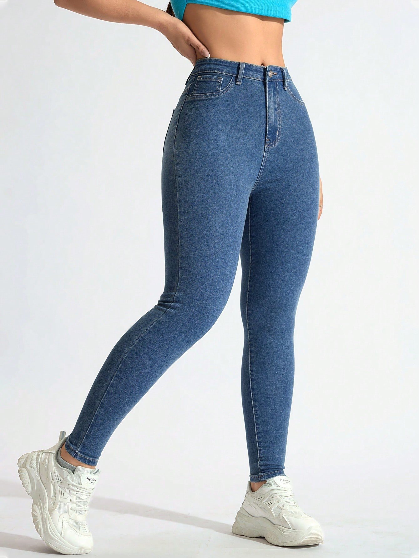 shein icon جينز نحيل يومي نسائي 13