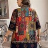 shein lune مجموعة قطعتين ملابس علوية كيمونو والشورت ذات طبعات زهور للنساء كبيرات الحجم، ملابس غربية للنساء بطراز بوهيمي وهيبي وكاوبوي، أزياء بوهيمية، ملابس صيفية للنساء، ملابس إجازة الربيع، أزياء صيفية عتيقة المال، أزياء إجازة الربيع للرقص 3