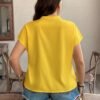 shein lune بلوزة قصيرة الأكمام مطبوعة بصورة امرأة بحجم كبير، ملابس غربية للنساء بطراز بوهيمي وبوهو من تسعينيات القرن الماضي، ملابس مناسبة للمهرجانات والصيف والخروج 12