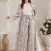 al najma طقم ملابس علوية بأكمام طويلة وبنطلون كاجوال بسيط للمرأة، ملائم للارتداء اليومي قطعتان 6