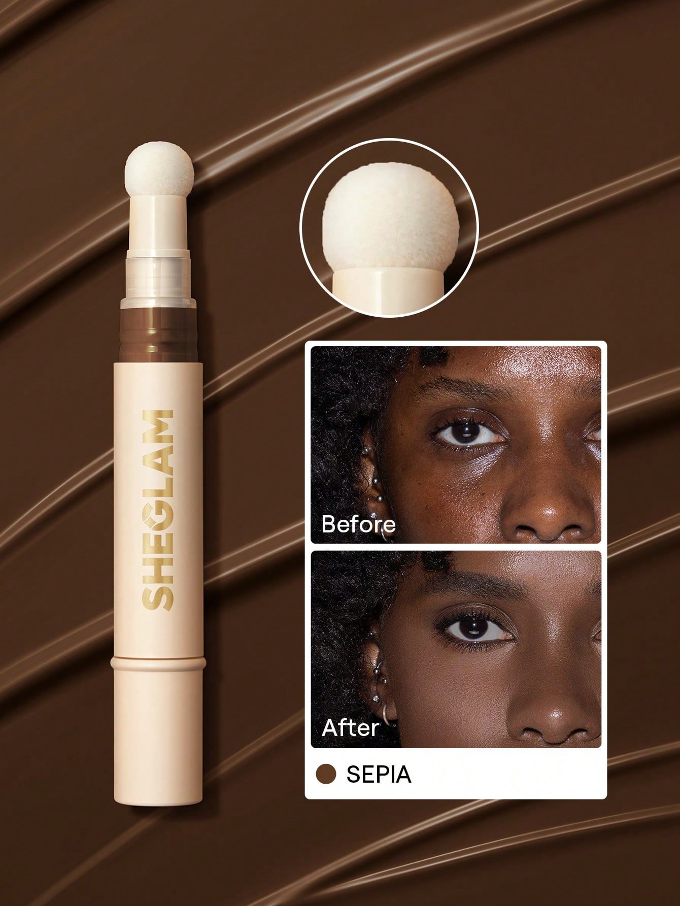 sheglam كونسيلر complexion boost رأس إسفنجي لتطبيق chantilly كونسيلر سائل غير لامع مصحح لوني يدوم طويلاً كونسيلر مرطب خفيف الوزن يدوم طوال اليوم كونسيلر كونسيلر علامة تجارية جمال مكياج ميكب مستحضرات تجميل للنساء الفتيات مثالي لفصل الصيف الربيع مثالي ل y2 26