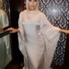 فستان كافتان مطبوع بالفراشات مع خصر مشدود للنساء، رداء ساتان مع تصميم أكمام أميرية منسدلة ومزين بخرز اصطناعي، خصر مشدود وتصميم مُرضٍ، عباية ذات لون أنيق، متواضع لعيد الفطر والربيع فستان كافتان مطبوع بالفراشات مع خصر مشدود للنساء، رداء ساتان مع تصميم أكمام أميرية منسدلة ومزين بخرز اصطناعي، خصر مشدود وتصميم مُرضٍ، عباية ذات لون أنيق، متواضع لعيد الفطر والربيع