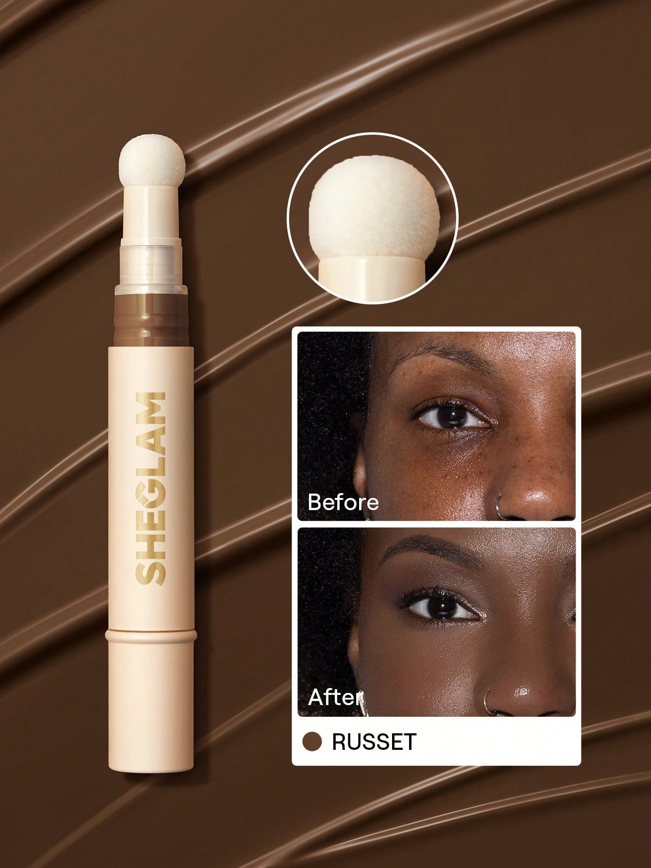 sheglam كونسيلر complexion boost رأس إسفنجي لتطبيق chantilly كونسيلر سائل غير لامع مصحح لوني يدوم طويلاً كونسيلر مرطب خفيف الوزن يدوم طوال اليوم كونسيلر كونسيلر علامة تجارية جمال مكياج ميكب مستحضرات تجميل للنساء الفتيات مثالي لفصل الصيف الربيع مثالي ل y2 25
