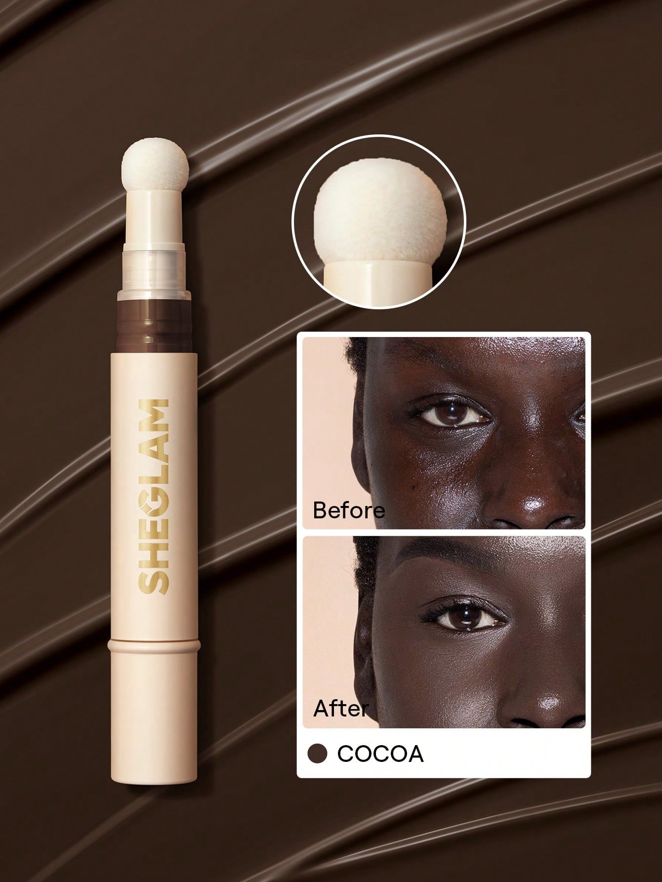 sheglam كونسيلر complexion boost رأس إسفنجي لتطبيق chantilly كونسيلر سائل غير لامع مصحح لوني يدوم طويلاً كونسيلر مرطب خفيف الوزن يدوم طوال اليوم كونسيلر كونسيلر علامة تجارية جمال مكياج ميكب مستحضرات تجميل للنساء الفتيات مثالي لفصل الصيف الربيع مثالي ل y2 27
