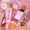 sheglam أحمر خدود سائل color bloom أحمر خدود سائل real مقاوم للماء يدوم طويلاً ذو صبغة عالية لا يتلاشى توهج يدوم طويلاً مكياج خفيف الوزن للوجه حمره بلشر علامة تجارية جمال مكياج ميكب مستحضرات تجميل للنساء الفتيات مثالي لفصل الصيف الربيع مثالي ل y2k أزياء 4