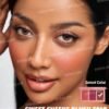 sheglam أحمر خدود sweet cheeks blush trio sunset cruise 3 clolor powder blush palette non fading multi use non gressy shimmer lightweight velvet smooth blusher pink brown purple rosa blush 5