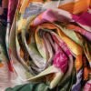 shein franclia فستان طويل مزرر أنيق للنساء بياقة حرف v مزخرف بالزهور وأكمام طويلة وحزام، ملابس النساء الكبيرة الحجم 5