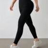 shein petite بنطلون رياضي كاجوال مرتفع الخصر مطاطي أحادي اللون للسيدات shein petite بنطلون رياضي كاجوال مرتفع الخصر مطاطي أحادي اللون للسيدات
