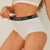 finetoo 4 قطع من السراويل الداخلية ذات الخصر العالي والحزام المتعدد الألوان، مجموعة ملابس داخلية أنيقة مخصرة للسيدات 7