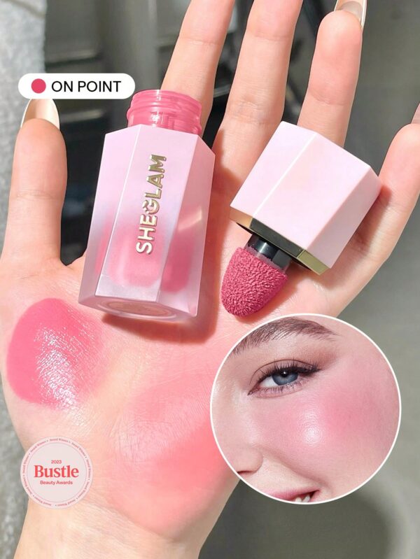 sheglam أحمر خدود سائل color bloom أحمر خدود سائل real مقاوم للماء يدوم طويلاً ذو صبغة عالية لا يتلاشى توهج يدوم طويلاً مكياج خفيف الوزن للوجه حمره بلشر علامة تجارية جمال مكياج ميكب مستحضرات تجميل للنساء الفتيات مثالي لفصل الصيف الربيع مثالي ل y2k أزياء 7