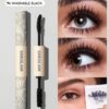 sheglam ماسكارا تكثيف وطول الكل في واحد 2 في 1 مقاومة للماء بفرشاة مزدوجة الأطراف لإطالة الرموش وتجعيدها ورفع الرموش بشكل كثيف ماسكارا تدوم طويلاً مكياج العيون ماسكارا حفلات عيد الميلاد ماسكرا علامة تجارية جمال مكياج ميكب مستحضرات تجميل للنساء الفتيات مثا 2