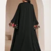 al najma عباية نسائية لون سادة أكمام طويلة، تصميم أنيق مناسب للصيف، رداء محتشم 6