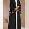 al najma عباية نسائية لون سادة أكمام طويلة، تصميم أنيق مناسب للصيف، رداء محتشم 7