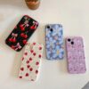 حافظة هاتف tpu ناعمة مضادة للصدمات بنمط بسيط مع طبعات الفراولة والكرز والزهور والنمر، متوافقة مع هواتف آيفون 16/xr/7/8، آيفون 16 برو ماكس/15 برو ماكس/12 برو ماكس/13 برو ماكس/14 برو ماكس، آيفون 13/14/11/12p/14، هواتف سامسونج جالاكسي s2، s25، a13، 4g، a22، idx_5